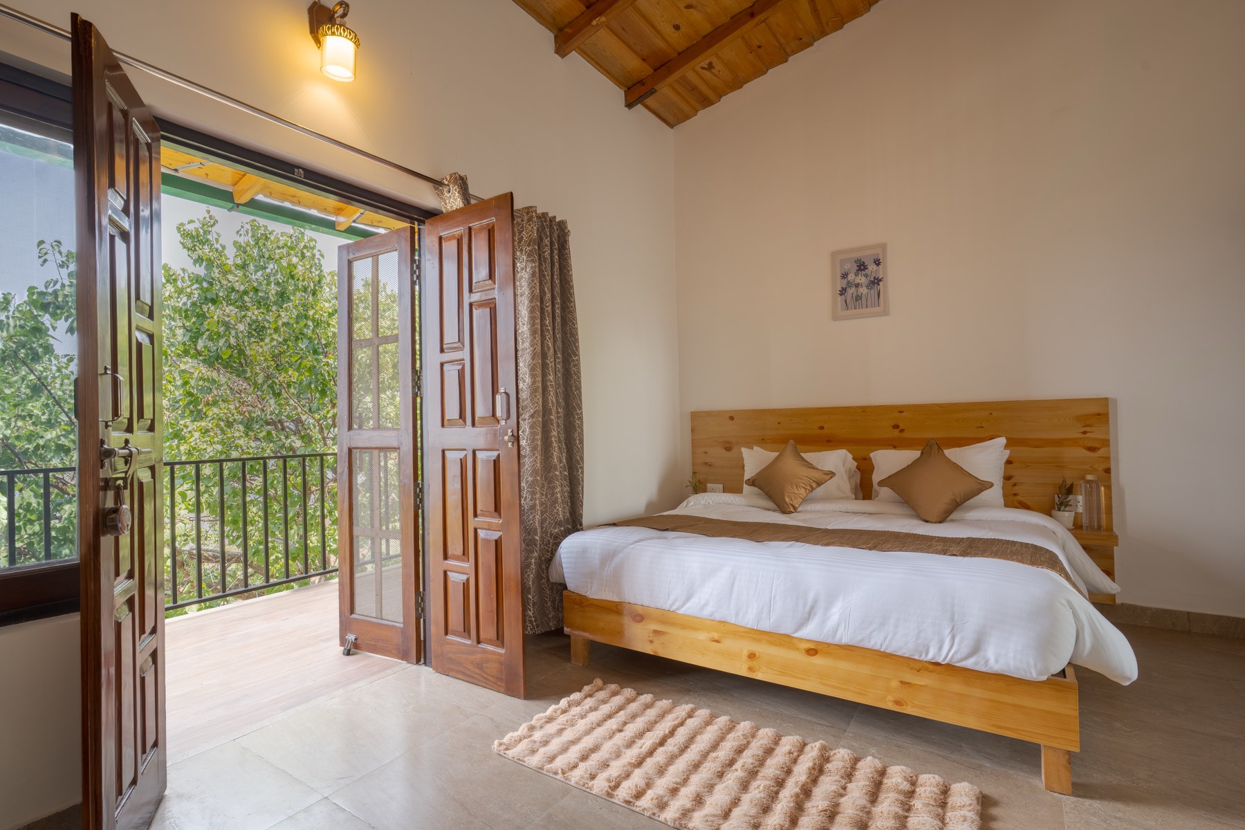 Family suite bedroom with balcony